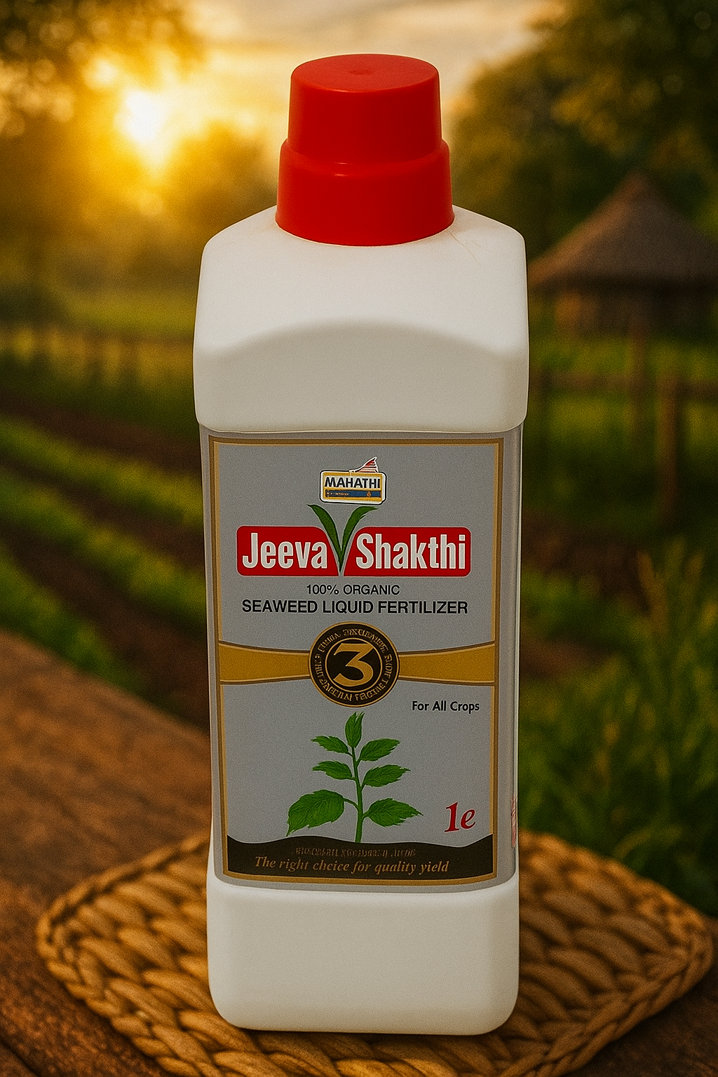 JeevaSakthi - Sea weed Tonic - 100% Organic - 40% yield improvement