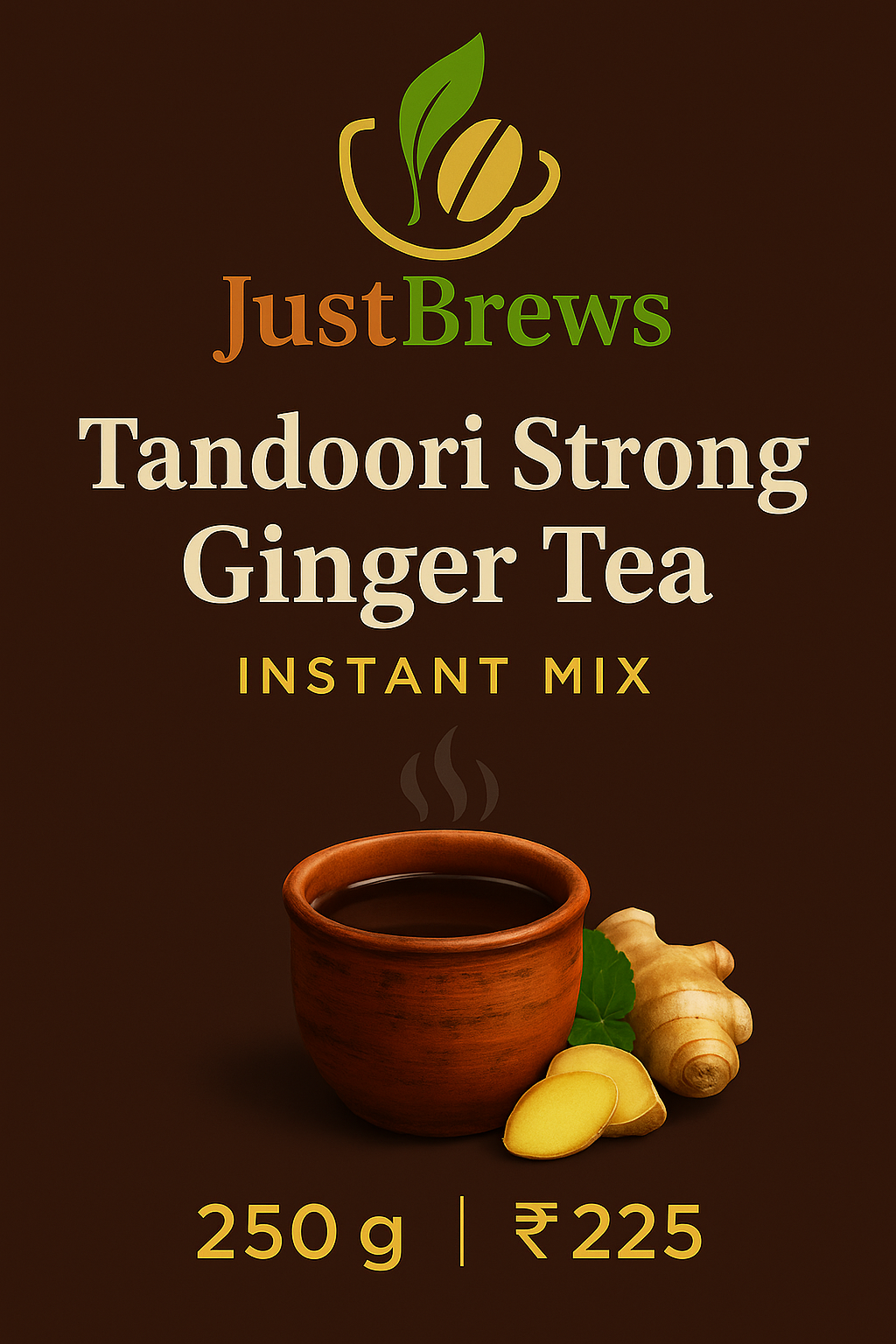 Tandoori Strong Ginger Tea - Instant Mix