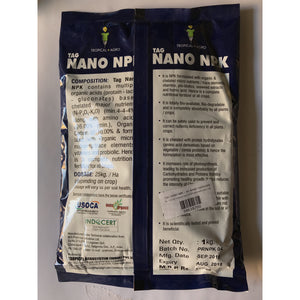 TAG NANO NPK - 4G NANO FERTILISER - SK Organic Farms